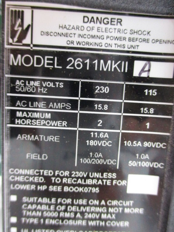 CONTROL TECHNIQUES 2611 MKII  NSMP