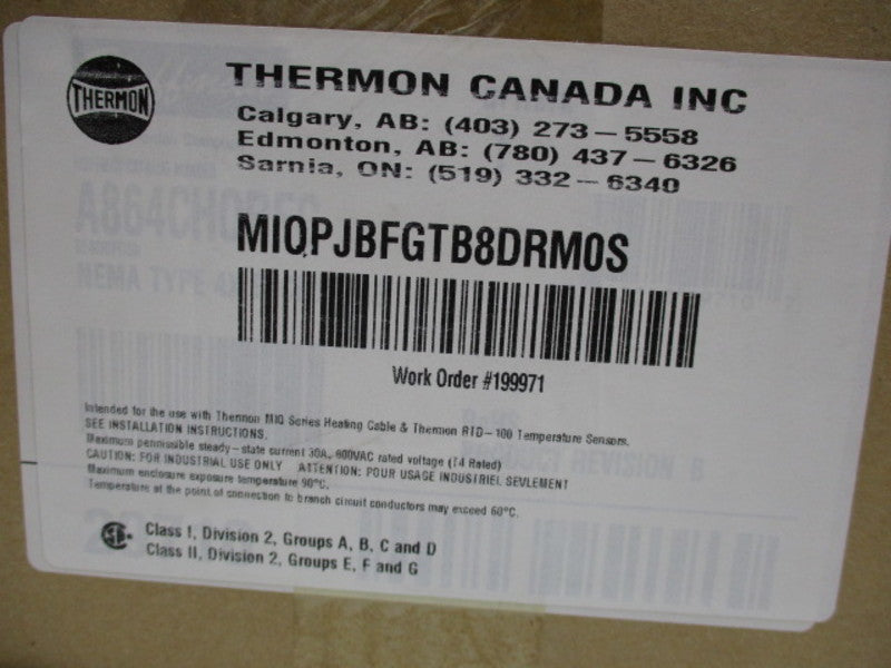 THERMON MIQPJBFGTB8DRMRTD  NSMP