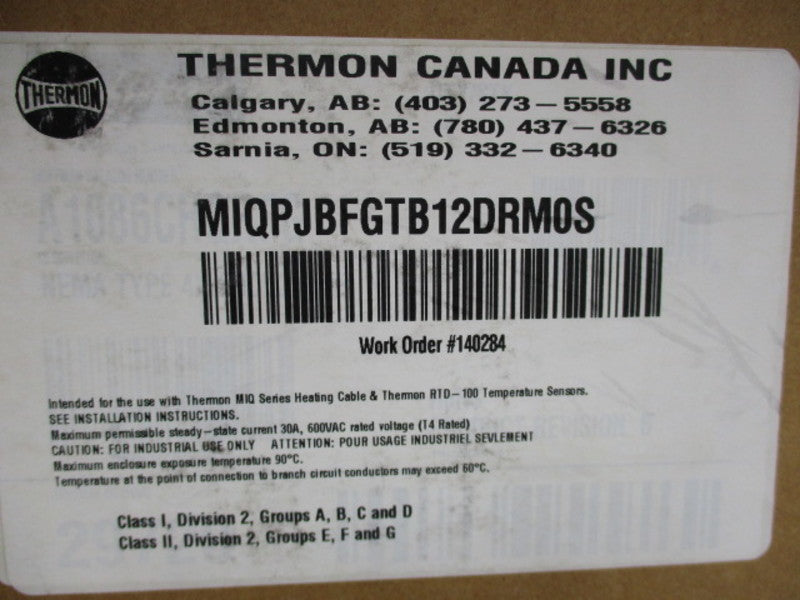 THERMON MIQPJBFGTB12DRM0S  NSMP