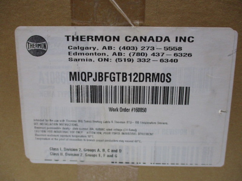 THERMON MIQPJBFGTB12DRM0S  NSFS