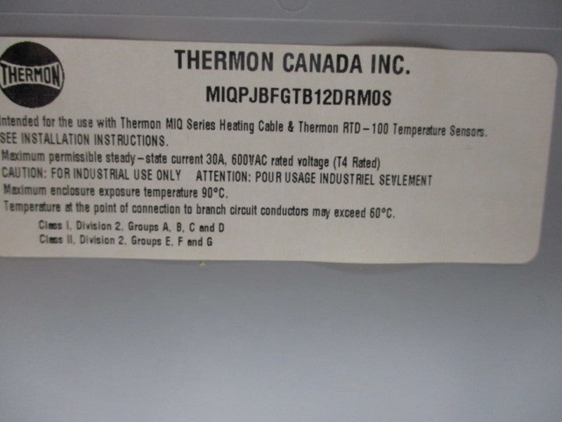 THERMON MIQPJBFGTB12DRM0S  NSNP