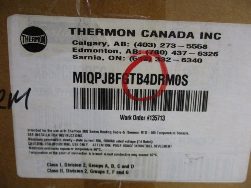 THERMON MIQPJBFGTB4DRM0S NSMP