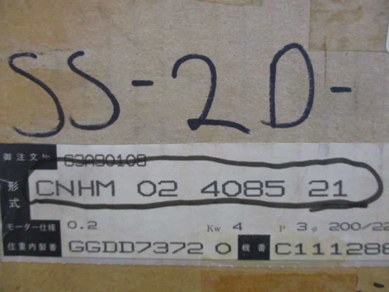 CYCLO DRIVE CNHM02-4085-21  NSMP