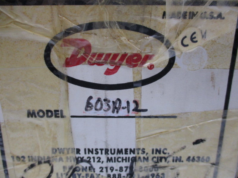 DWYER 603A-12  NSMP