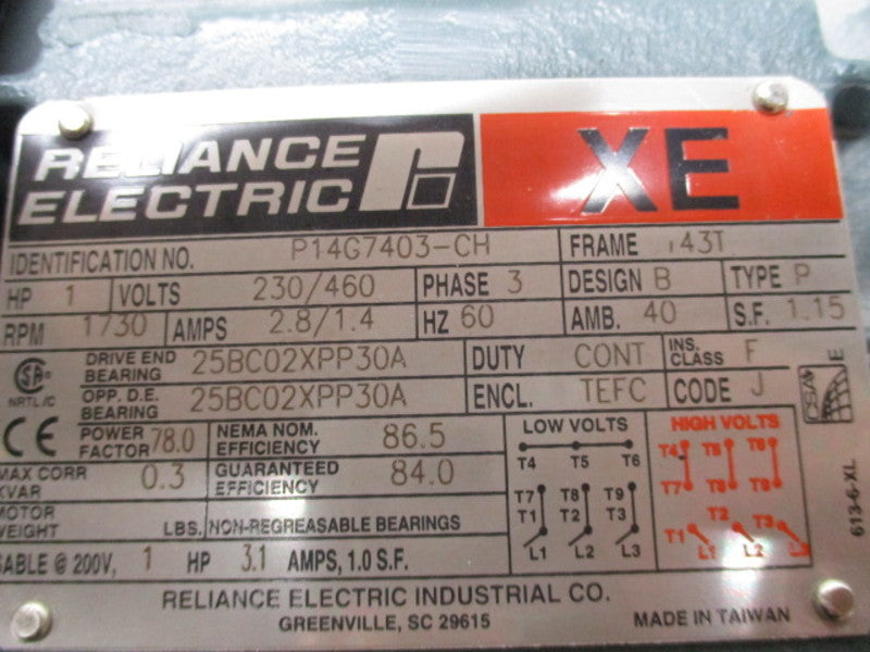 RELIANCE ELECTRIC P14G7403-CH  UNMP
