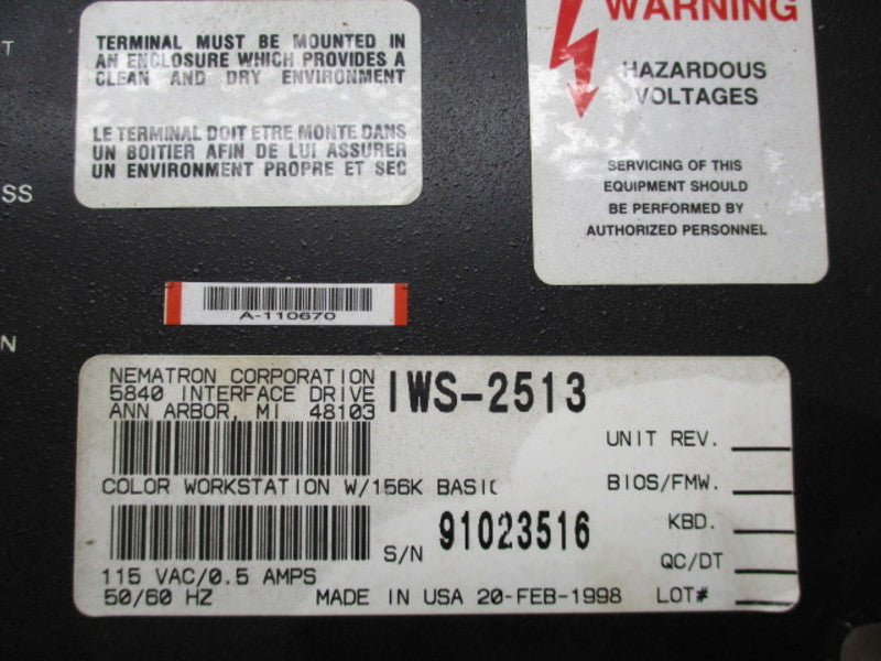 NEMATRON IWS-2513  UNMP