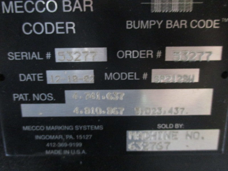 MECCO BAR AP212SW  UNMP