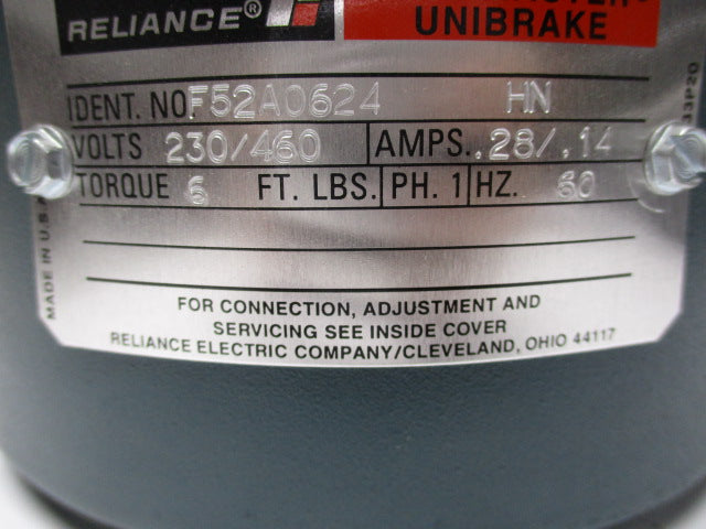 RELIANCE ELECTRIC F52A0624 HN  NSNP
