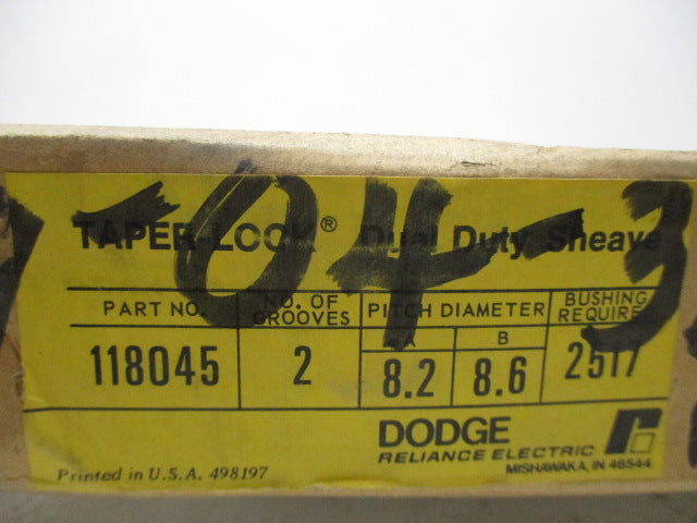 DODGE 118045  NSMP