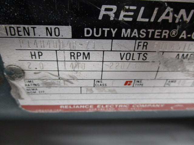 RELIANCE ELECTRIC P14H4004P-7T 220/380V NSNP