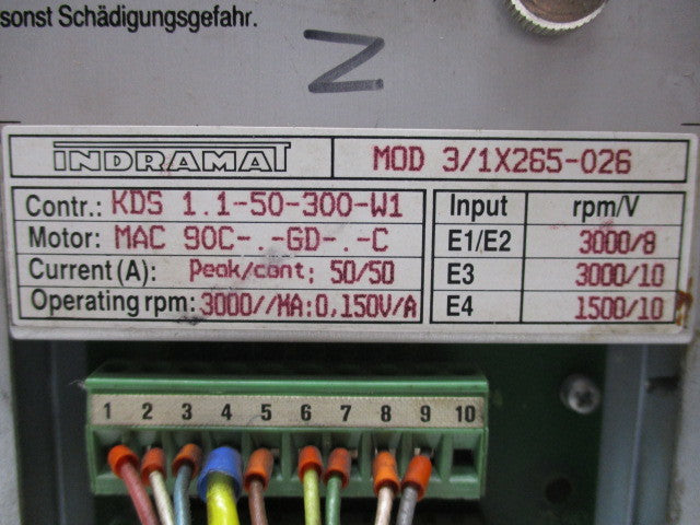 INDRAMAT KDS 1.1-50-300-W1  UNMP