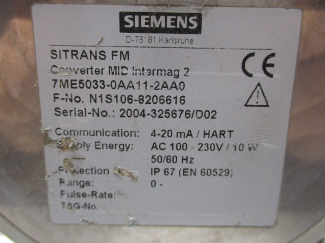 SIEMENS 7ME5033-0AA11-2AA0  UNMP