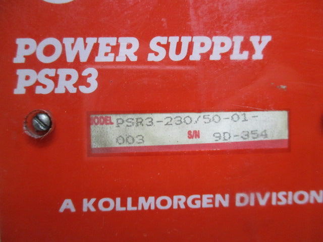 KOLLMORGEN PSR3-230/50-01-003  UNMP