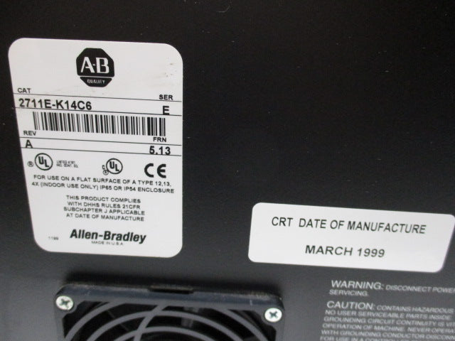 INDUSTRIAL SPARE PART 2711E-K14C6 SER.E  UNMP