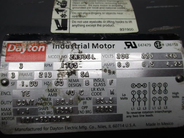 DAYTON 2N936L  UNMP