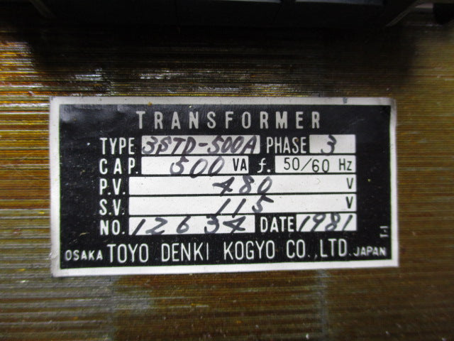 OSAKA TOYO DENKI 3STD-500A  NSNP