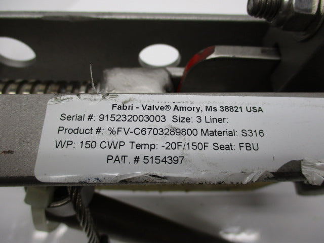 FABRI-VALVE FV-C6703289800  NSNP