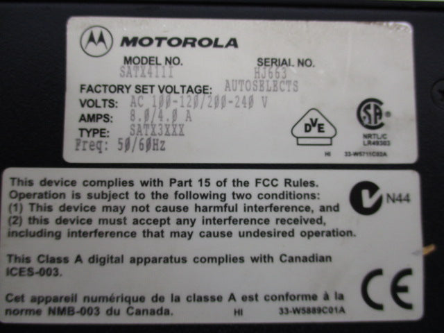 MOTOROLA ASTX411I  UNMP