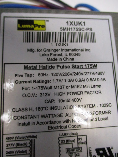 LUMAPRO 1XUK1  NSMP