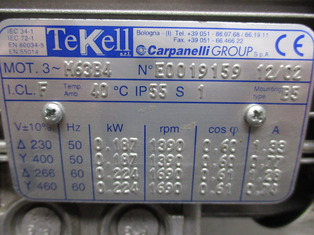 TEKELL M63B4  UNMP