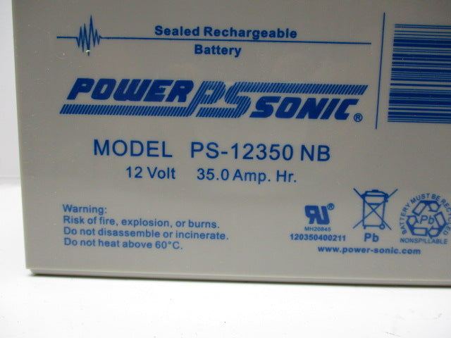 POWER SONIC PS-12350 NB  NSMP