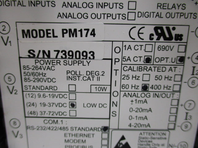 SATEC PM174 (PM172E)  NSNP