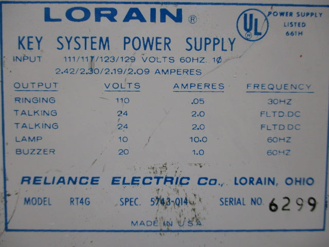 RELIANCE ELECTRIC RT4G  UNMP