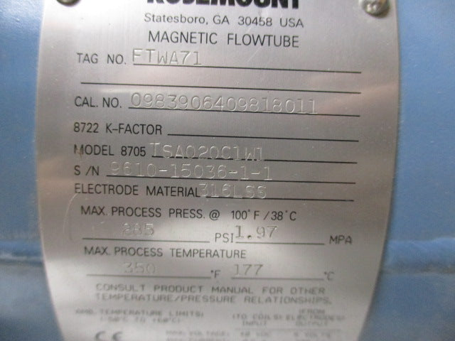 ROSEMOUNT 8705TSA020C1W1  NSNP
