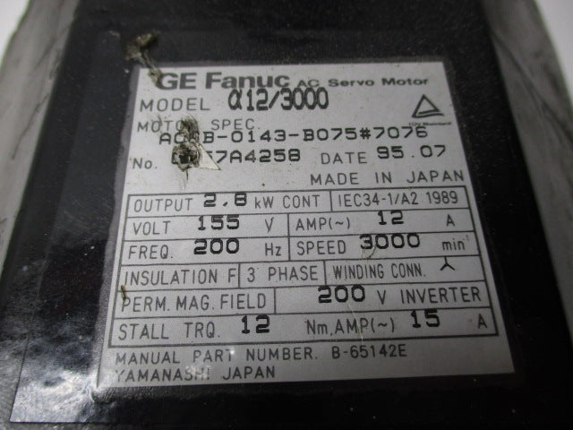 FANUC A06B-0143-B075#7076  UNMP