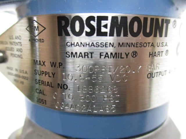ROSEMOUNT 3051CG4A02A1AS5  NSMP