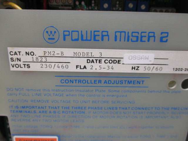 WESTINGHOUSE PM2-B  UNMP