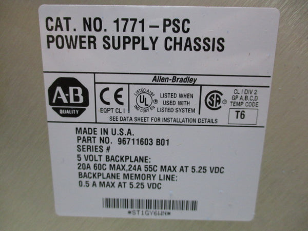 ALLEN BRADLEY 1771-PSC  NSMP
