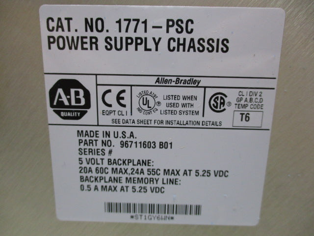 ALLEN BRADLEY 1771-PSC  NSMP