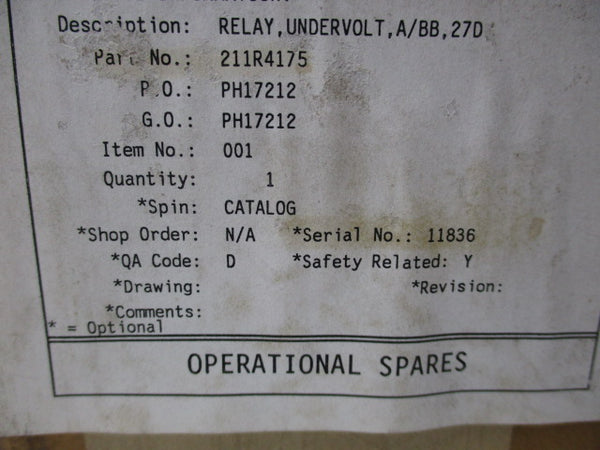 ABB 2111R4175  NSMP