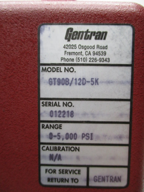 GENTRAN GT908/12D-5K  NSNP