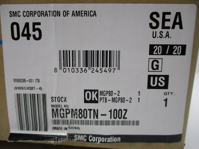 SMC MGPM80TN-100Z  NSMP