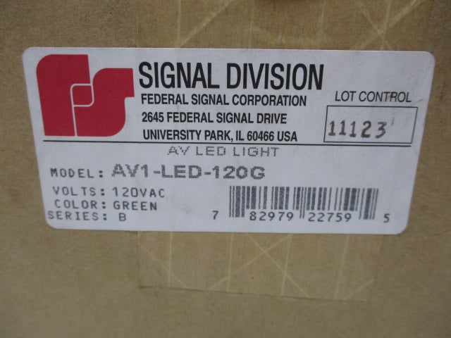 FEDERAL SIGNAL AV1-LED-120G  NSMP