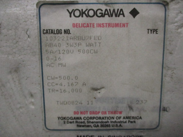 YOKOGAWA 103221ARBU7FED  NSMP