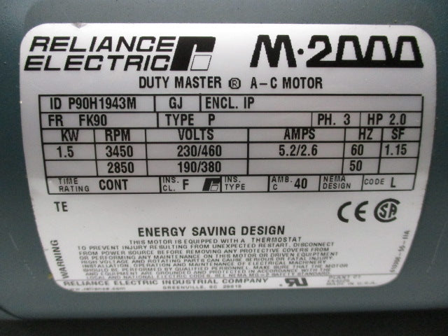 RELIANCE ELECTRIC P90H1943M  NSNP