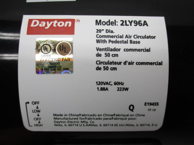 DAYTON 2LY96A  NSNP