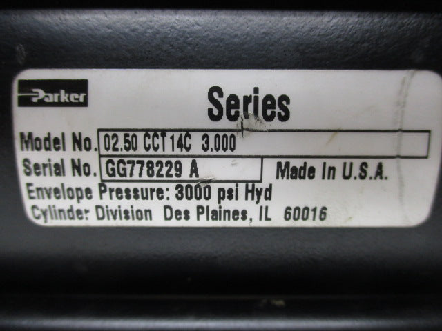 PARKER 02.50 CCT14C 3.000  NSNP