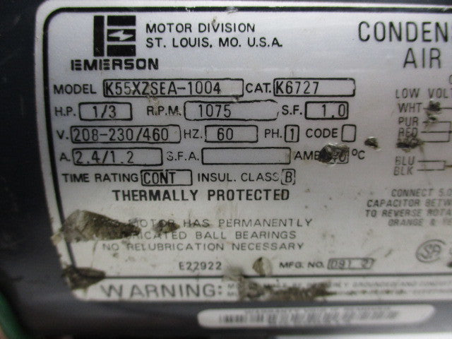 EMERSON K55XZSEA-1004  UNMP