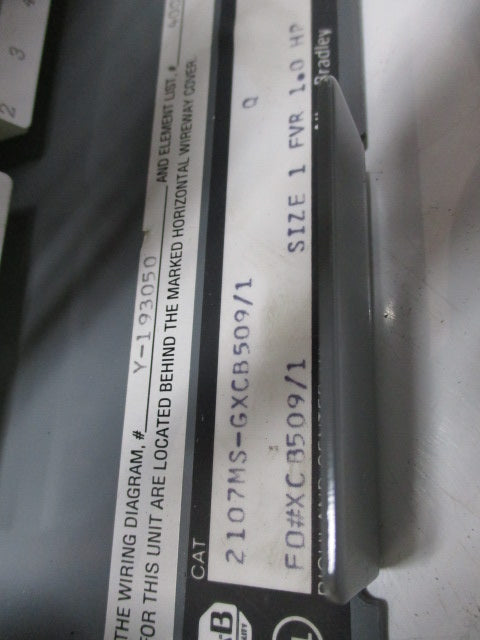 INDUSTRIAL SPARE PART 2107MS-GXCB509/1 SER. Q  NSNP