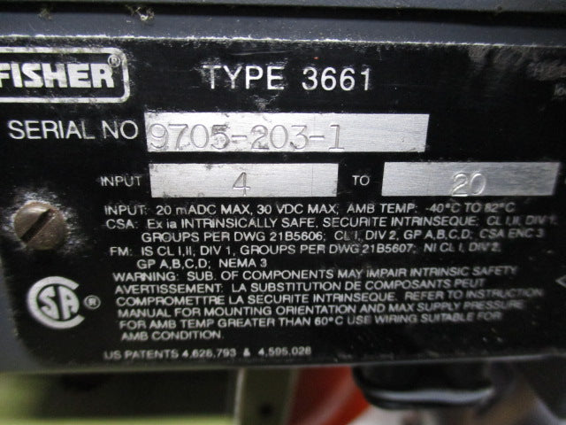 FISHER 32-24-588SF ( 3661 )  UNMP