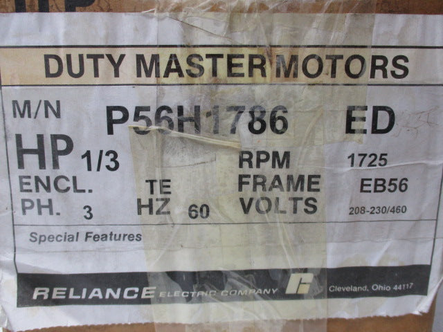RELIANCE ELECTRIC P56H1786M  NSMP