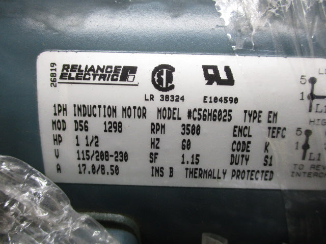 RELIANCE ELECTRIC C56H6025  NSNP