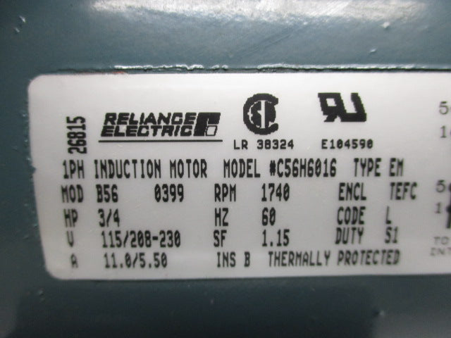 RELIANCE ELECTRIC C56H6016  NSMP