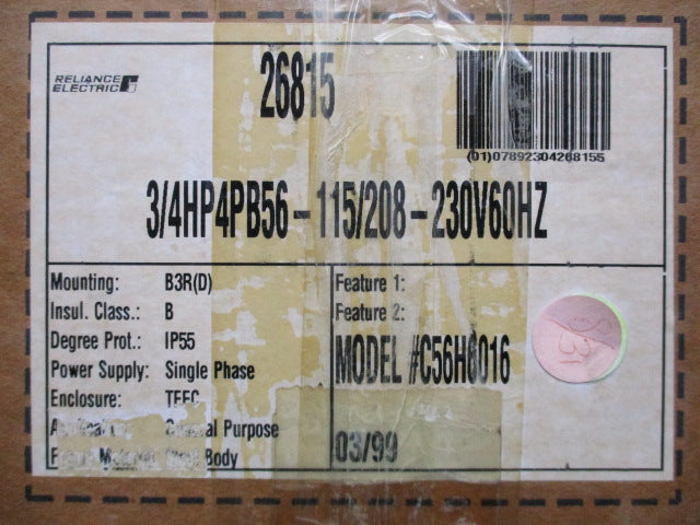 RELIANCE ELECTRIC C56H6016  NSMP