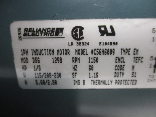 RELIANCE ELECTRIC C56H6009  NSMP