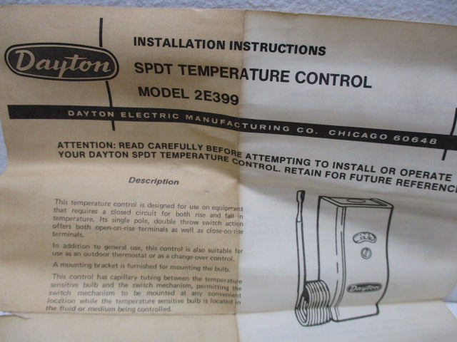 DAYTON 2E399  NSNP